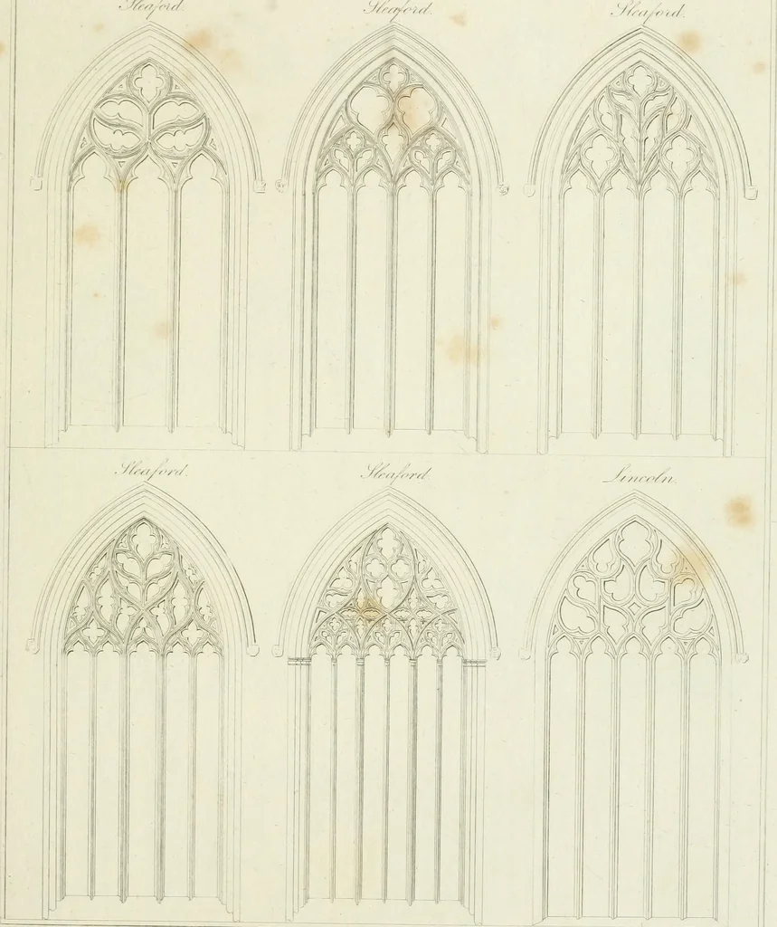 An illustration from Essay on the origin, history, and principles, of Gothic architecture, 1813, leaf 215