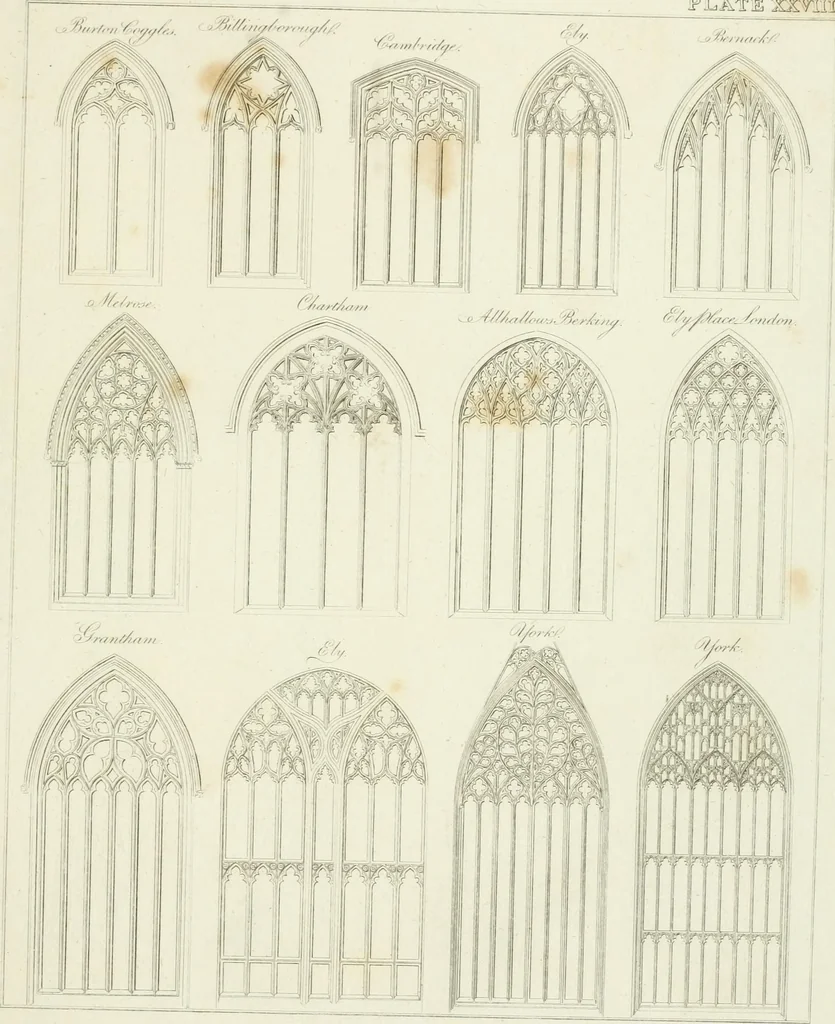 An illustration from Essay on the origin, history, and principles, of Gothic architecture, 1813, leaf 217