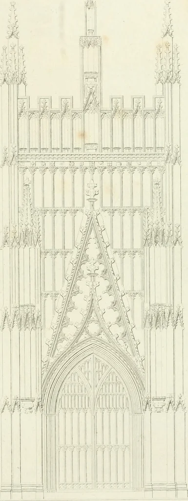 An illustration from Essay on the origin, history, and principles, of Gothic architecture, 1813, leaf 223