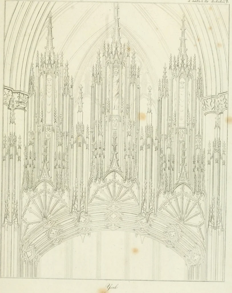 An illustration from Essay on the origin, history, and principles, of Gothic architecture, 1813, leaf 229