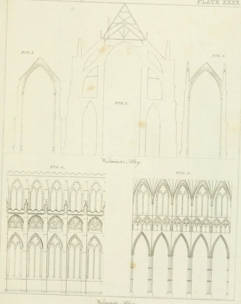 An illustration from Essay on the origin, history, and principles, of Gothic architecture, 1813, leaf 231