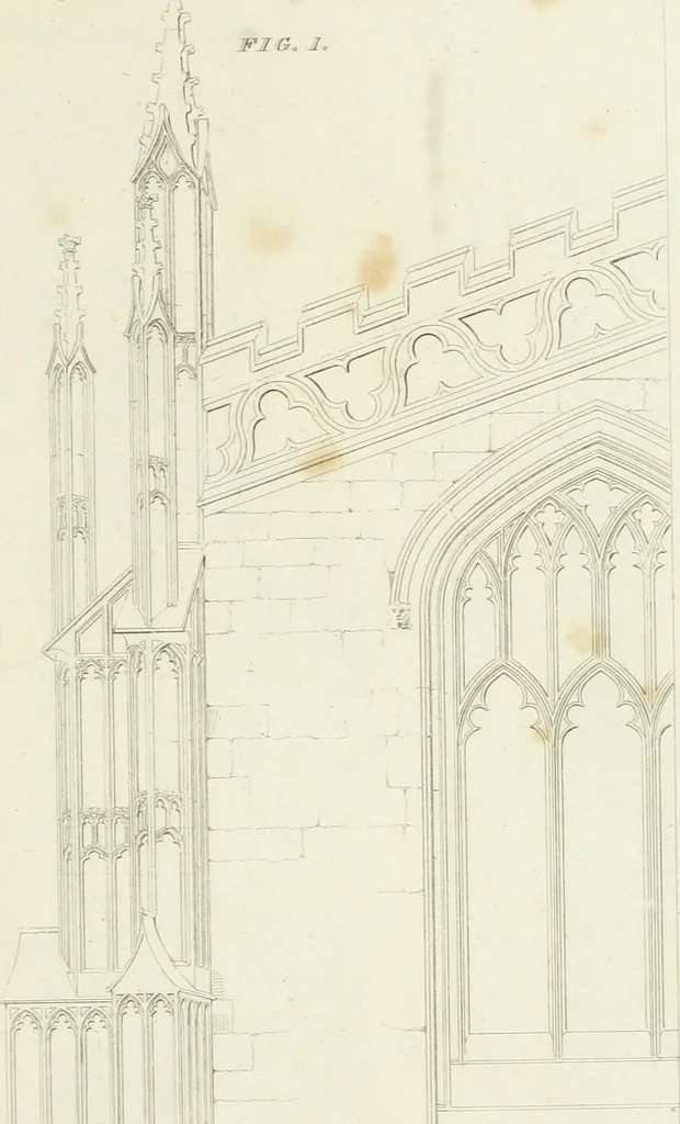An illustration from Essay on the origin, history, and principles, of Gothic architecture, 1813, leaf 233