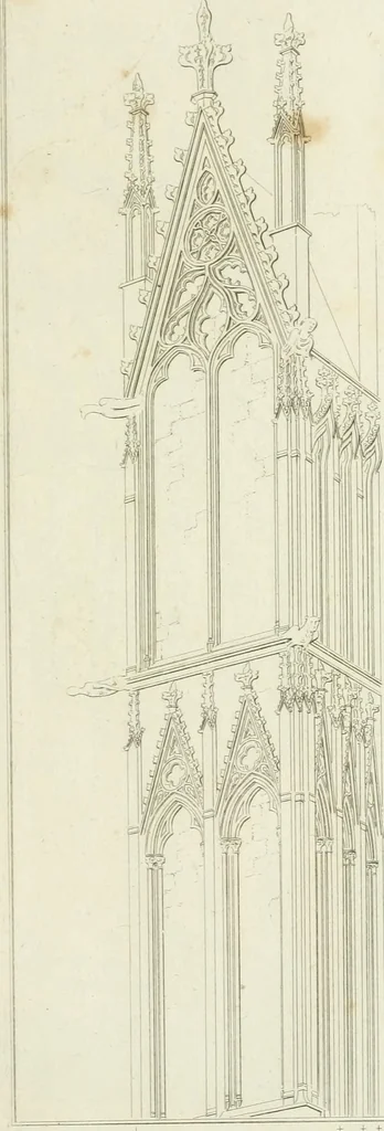 An illustration from Essay on the origin, history, and principles, of Gothic architecture, 1813, leaf 235