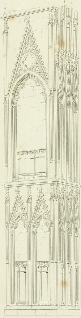 An illustration from Essay on the origin, history, and principles, of Gothic architecture, 1813, leaf 235