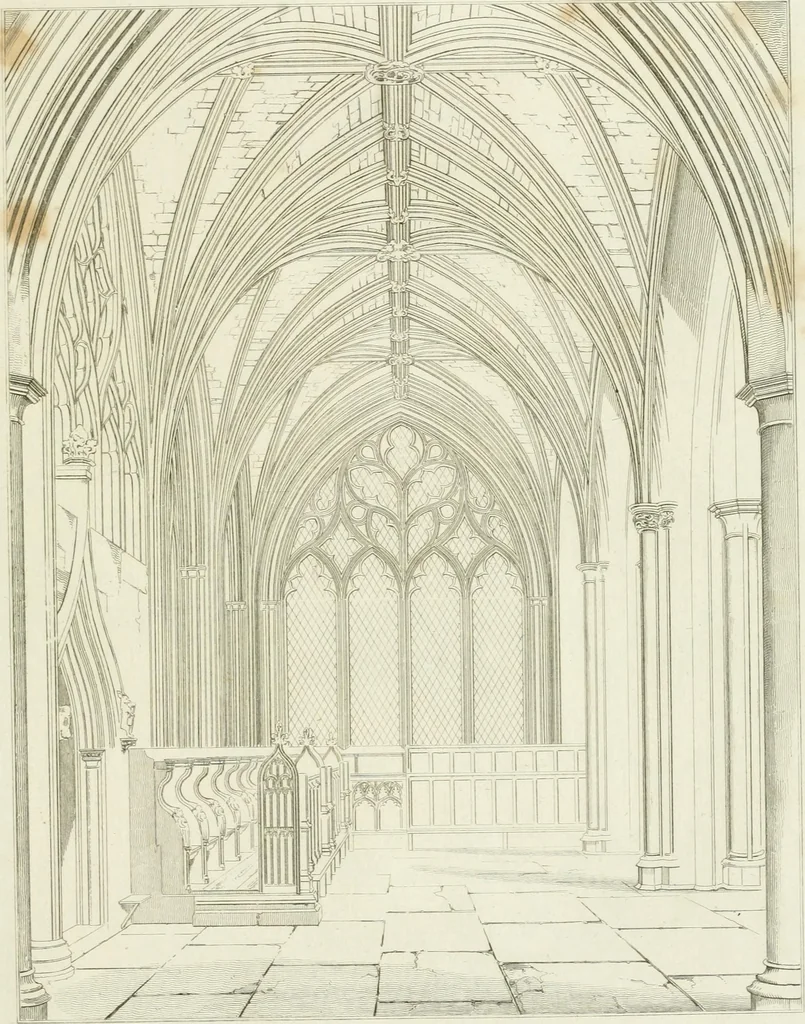 An illustration from Essay on the origin, history, and principles, of Gothic architecture, 1813, leaf 239