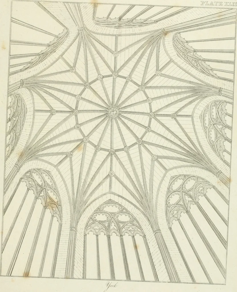 An illustration from Essay on the origin, history, and principles, of Gothic architecture, 1813, leaf 245