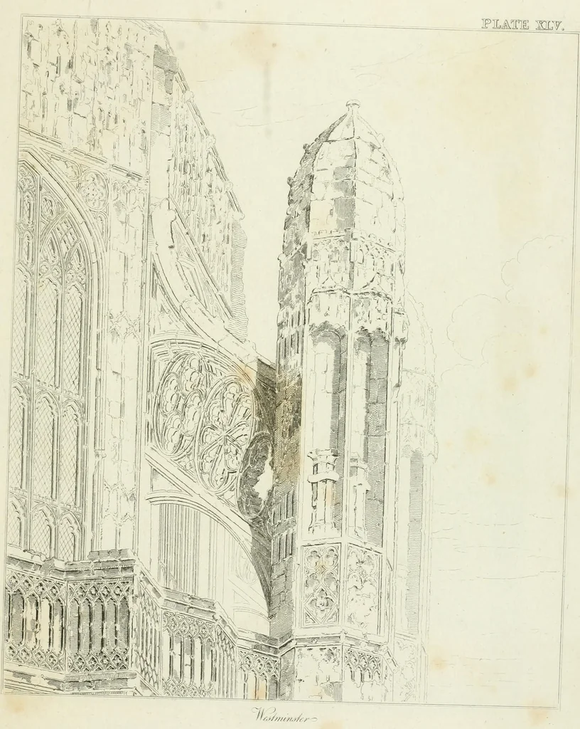 An illustration from Essay on the origin, history, and principles, of Gothic architecture, 1813, leaf 251