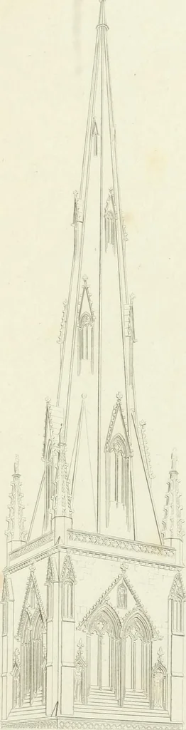 An illustration from Essay on the origin, history, and principles, of Gothic architecture, 1813, leaf 255