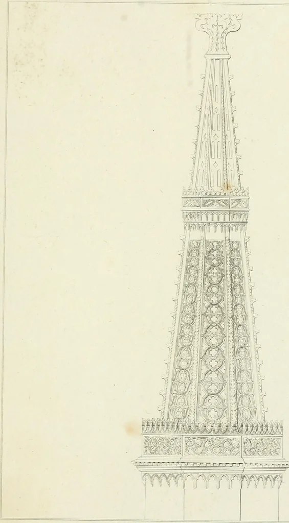 An illustration from Essay on the origin, history, and principles, of Gothic architecture, 1813, leaf 257