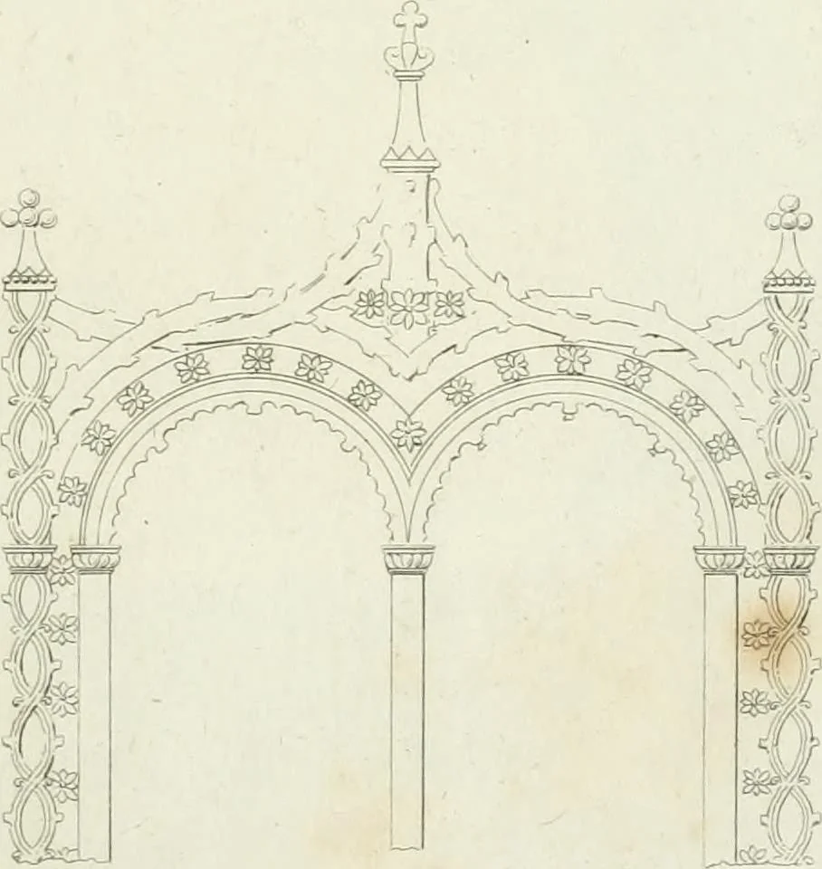 An illustration from Essay on the origin, history, and principles, of Gothic architecture, 1813, leaf 263