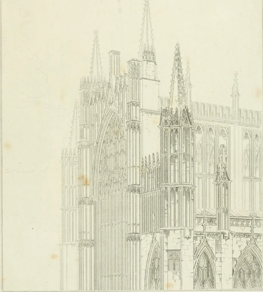 An illustration from Essay on the origin, history, and principles, of Gothic architecture, 1813, leaf 277