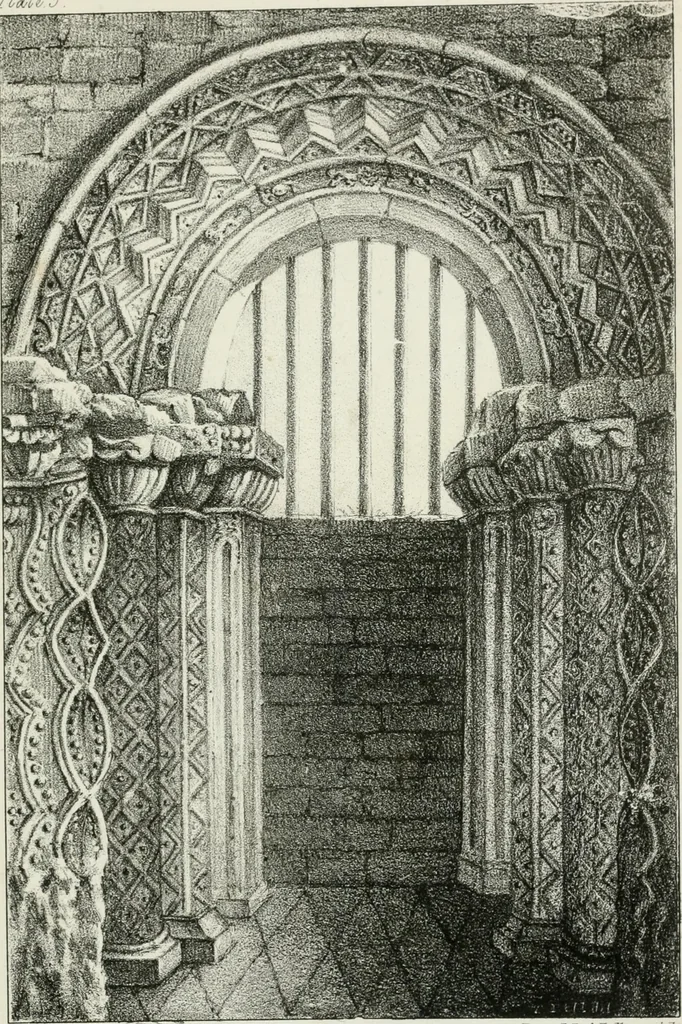 An illustration from An essay on the origin and progress of Gothic architecture, with reference to the ancient history and present state of the remains of such architecture in Ireland, to which was awarded the prize proposed by the Royal Irish Academy for the best essay on that subject, 1829, leaf 286