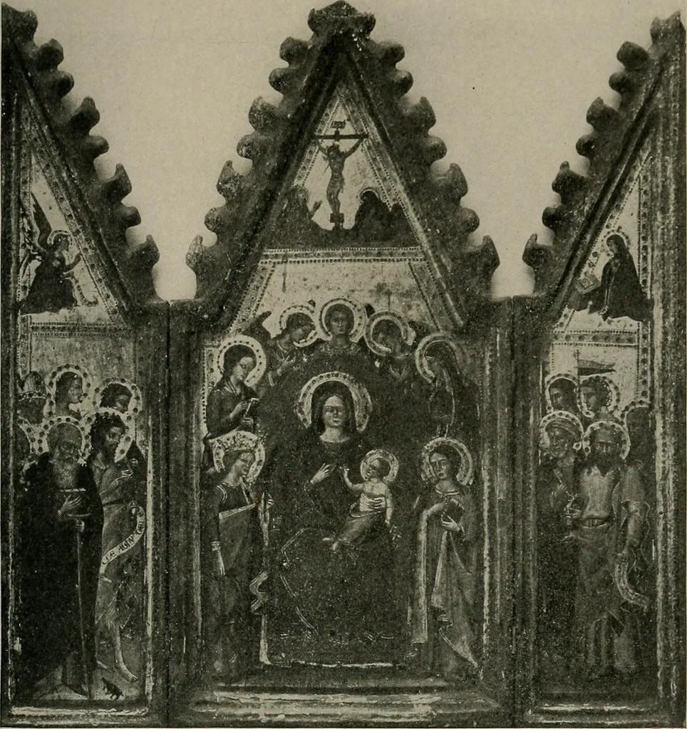 An illustration from Essays in the study of Sienese painting, 1918, leaf 109
