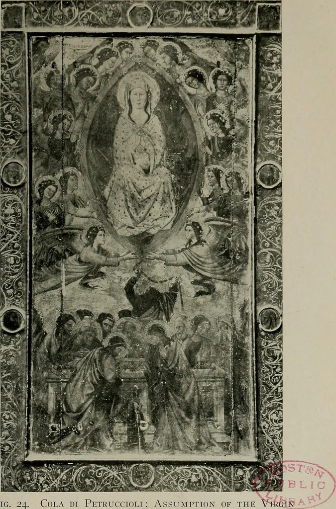 An illustration from Essays in the study of Sienese painting, 1918, leaf 119