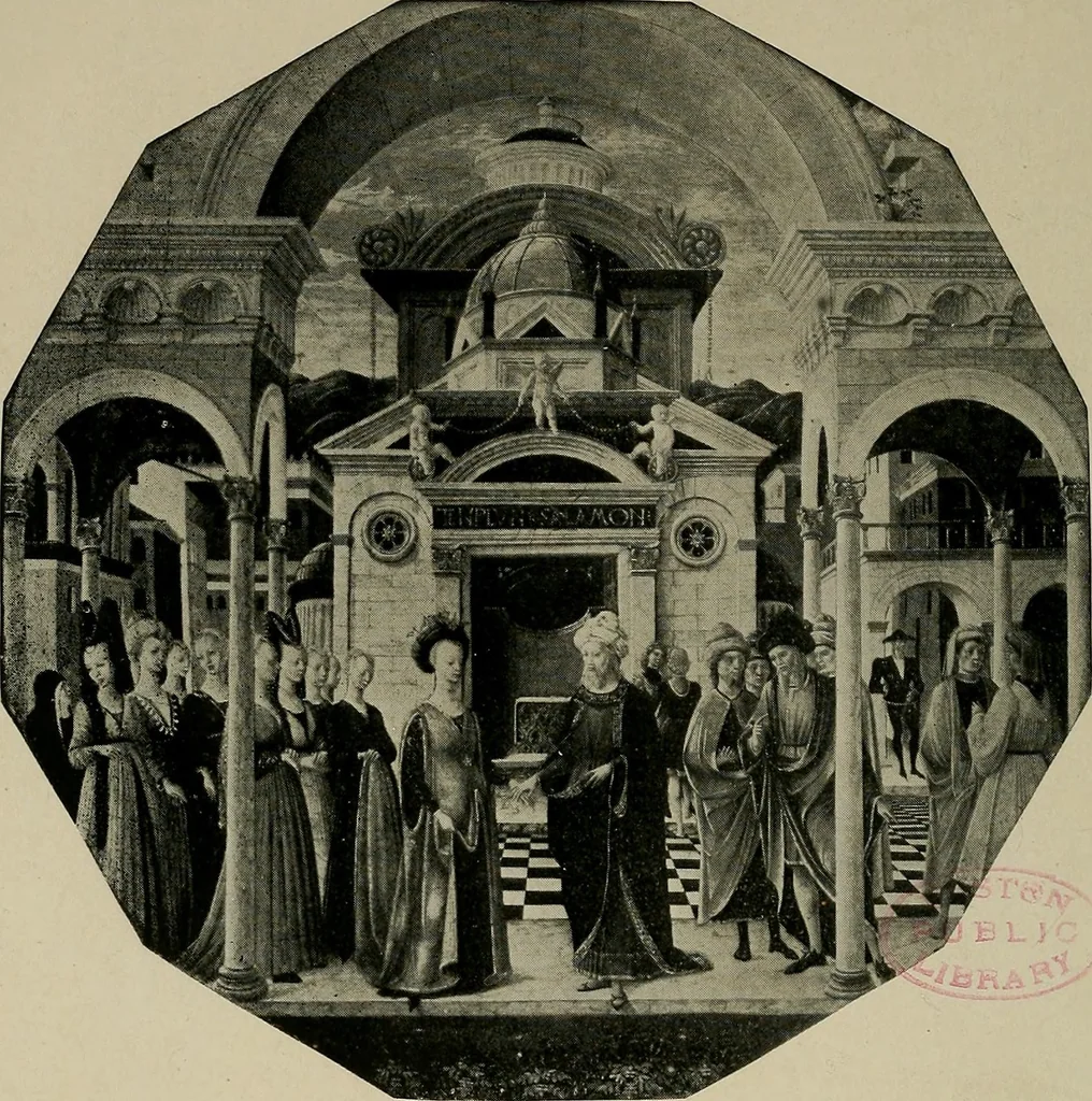 An illustration from Essays in the study of Sienese painting, 1918, leaf 144