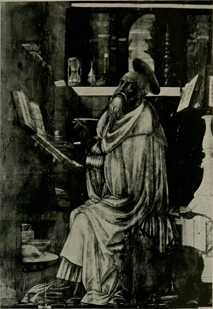 An illustration from Essays in the study of Sienese painting, 1918, leaf 161