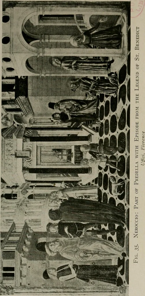 An illustration from Essays in the study of Sienese painting, 1918, leaf 165