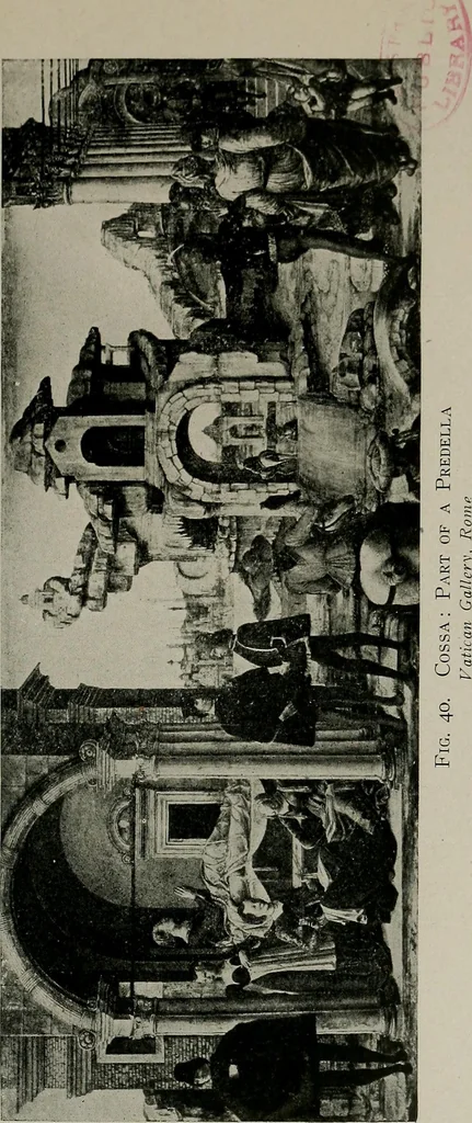 An illustration from Essays in the study of Sienese painting, 1918, leaf 185