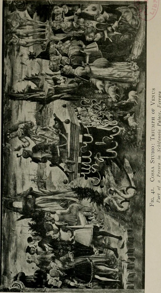 An illustration from Essays in the study of Sienese painting, 1918, leaf 187