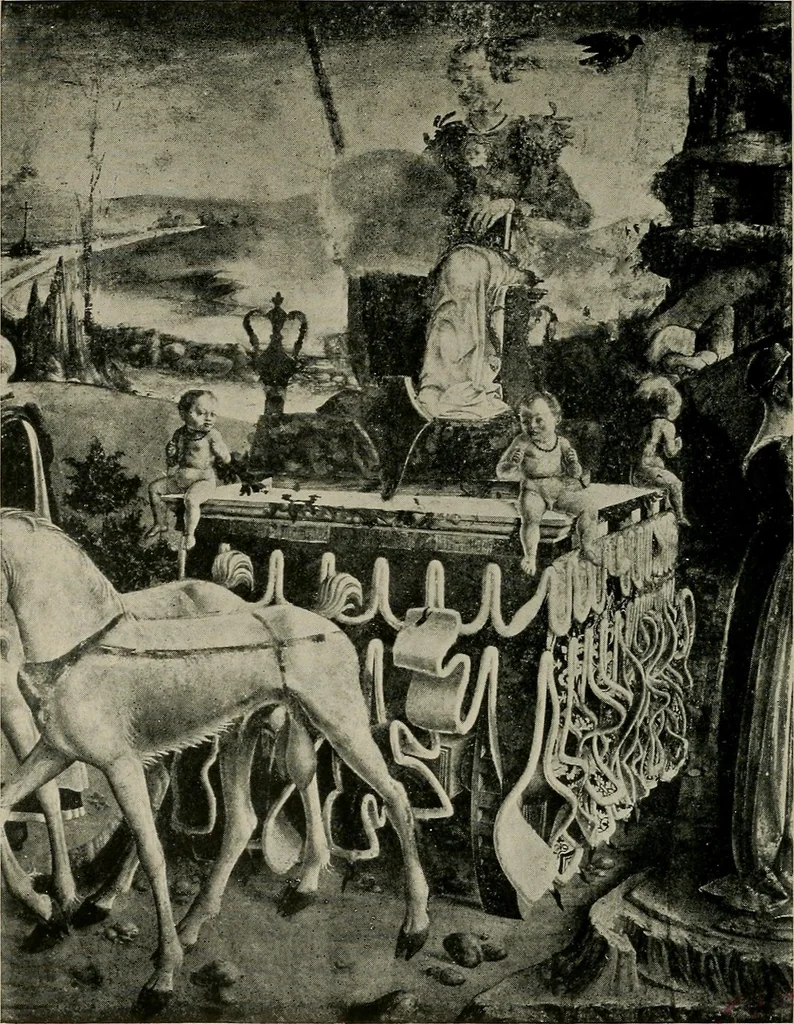 An illustration from Essays in the study of Sienese painting, 1918, leaf 198