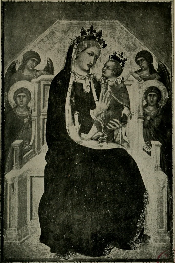 An illustration from Essays in the study of Sienese painting, 1918, leaf 39