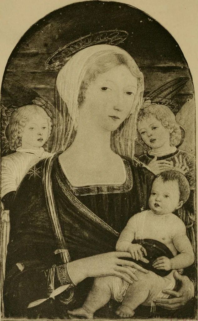 An illustration from Essays in the study of Sienese painting, 1918, leaf 6