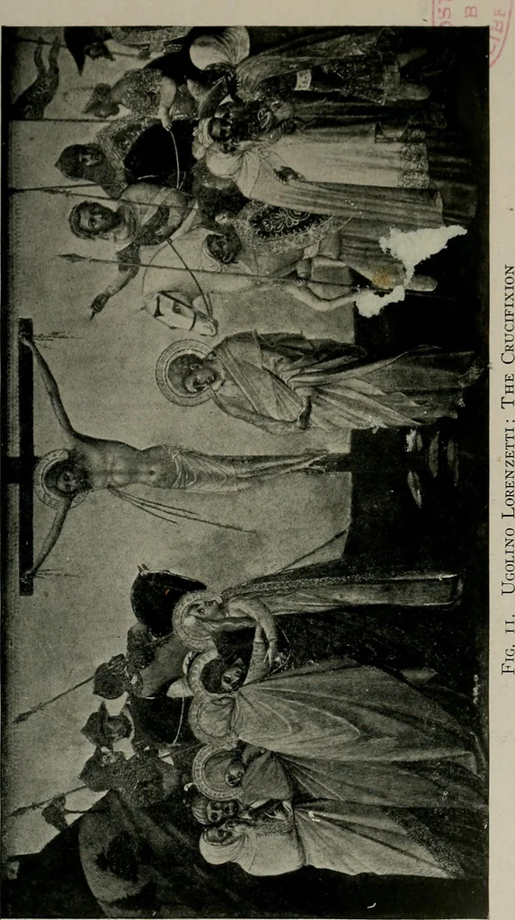 An illustration from Essays in the study of Sienese painting, 1918, leaf 71