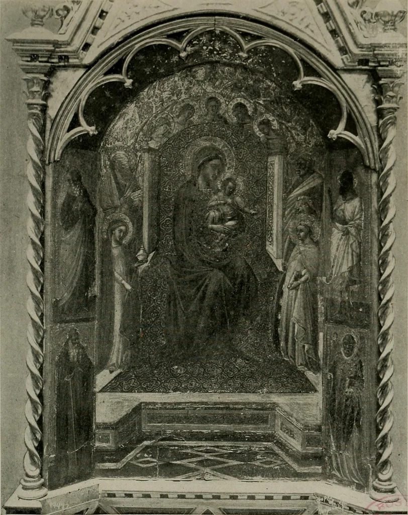 An illustration from Essays in the study of Sienese painting, 1918, leaf 75