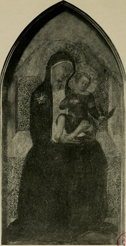 An illustration from Essays in the study of Sienese painting, 1918, leaf 78