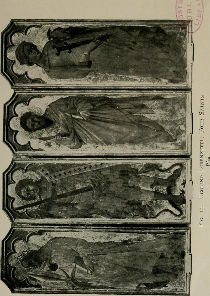 An illustration from Essays in the study of Sienese painting, 1918, leaf 81