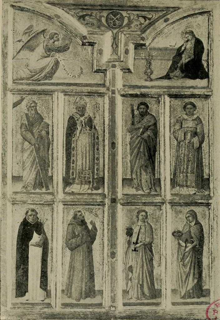 An illustration from Essays in the study of Sienese painting, 1918, leaf 84