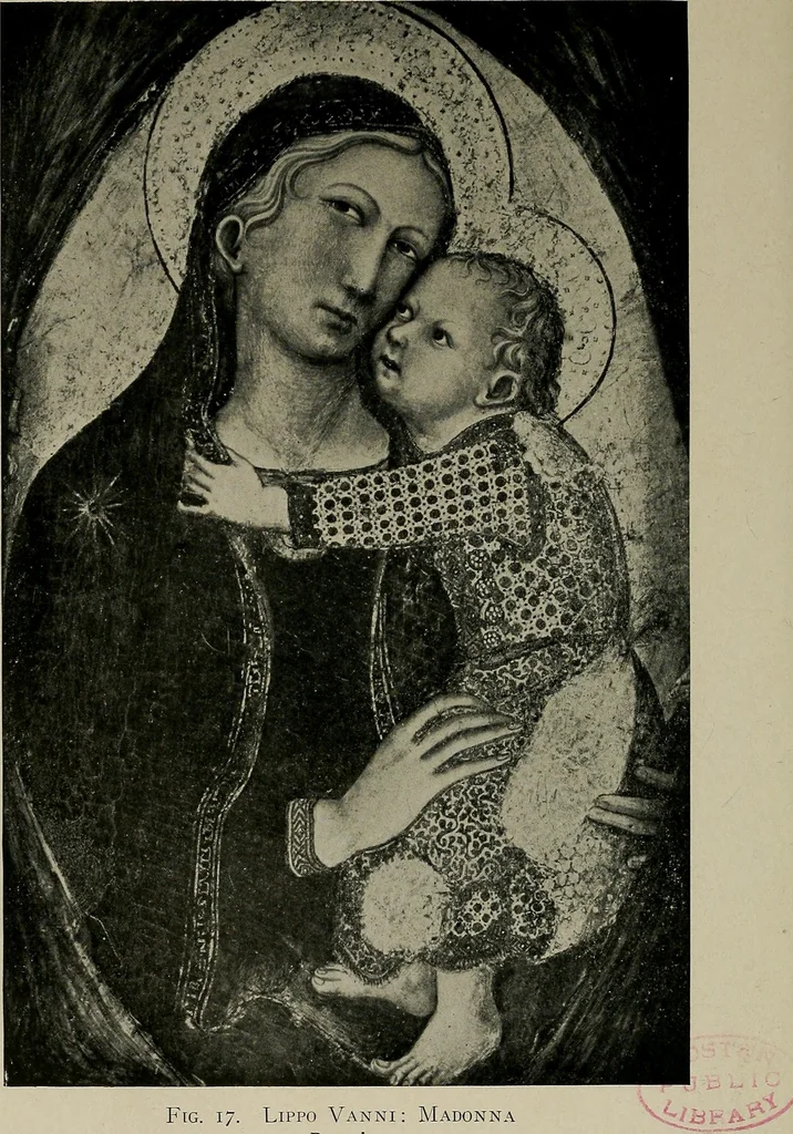 An illustration from Essays in the study of Sienese painting, 1918, leaf 98