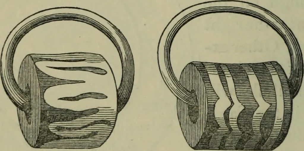 An illustration from Essays on archaeological subjects, and on various questions connected with the history of art, science, and literature in the Middle Ages, 1861, leaf 144
