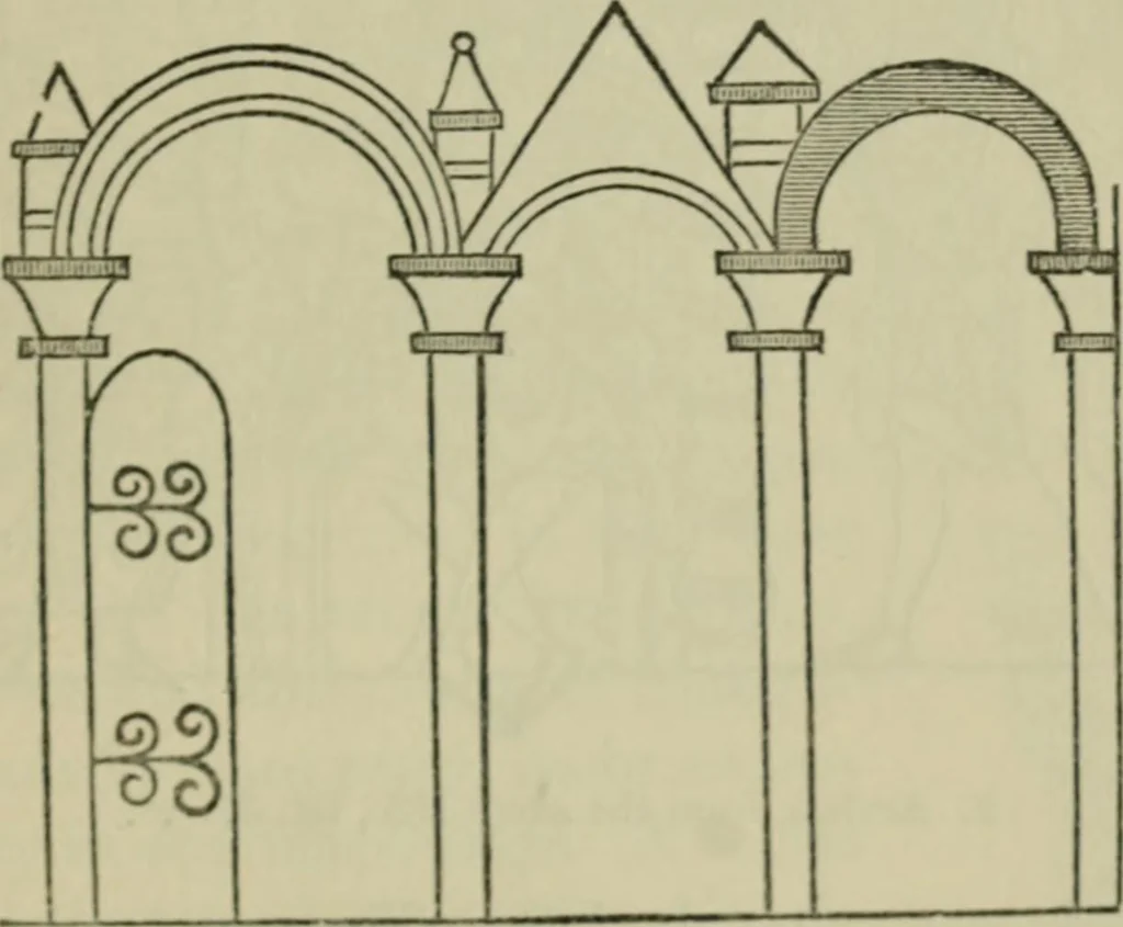 An illustration from Essays on archaeological subjects, and on various questions connected with the history of art, science, and literature in the Middle Ages, 1861, leaf 207
