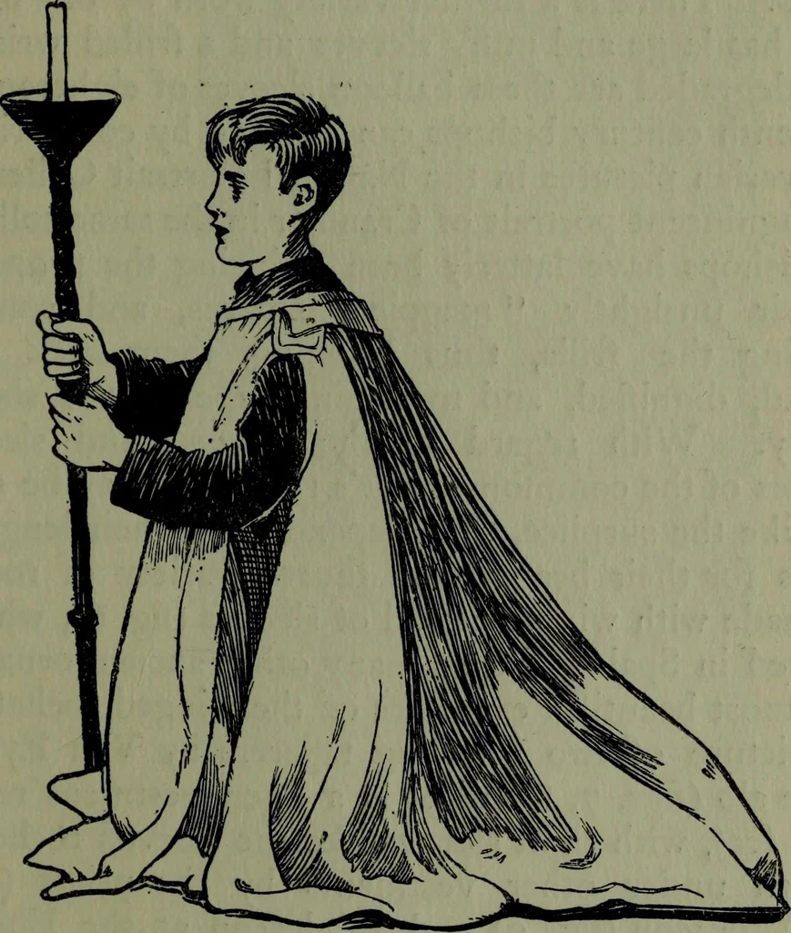 An illustration from Essays on ceremonial, 1904, leaf 203