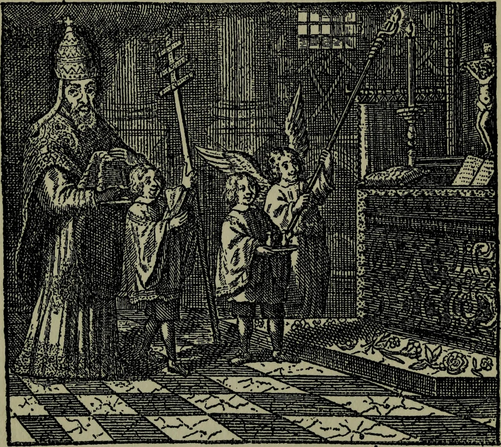 An illustration from Essays on ceremonial, 1904, leaf 90