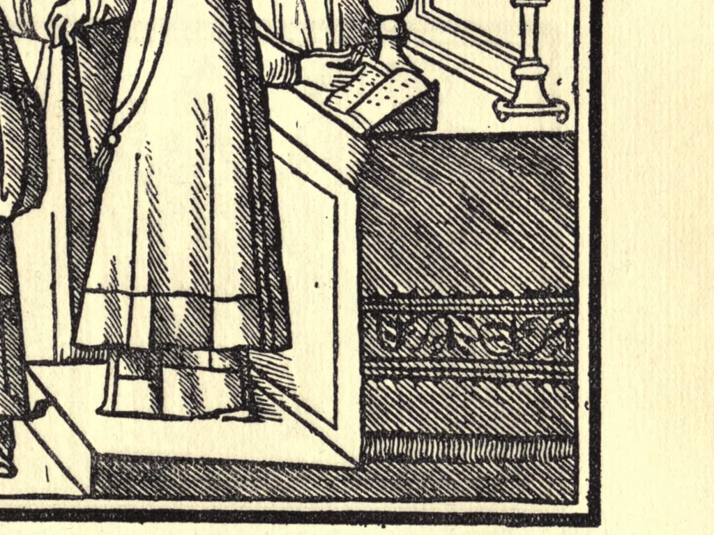 An illustration from Essays on ceremonial, 1904, leaf 77