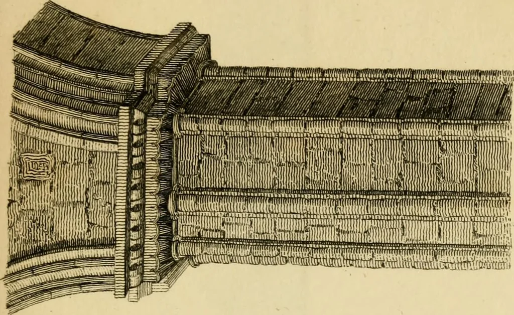 An illustration from Essays on Gothic architecture :, 1800, leaf 218