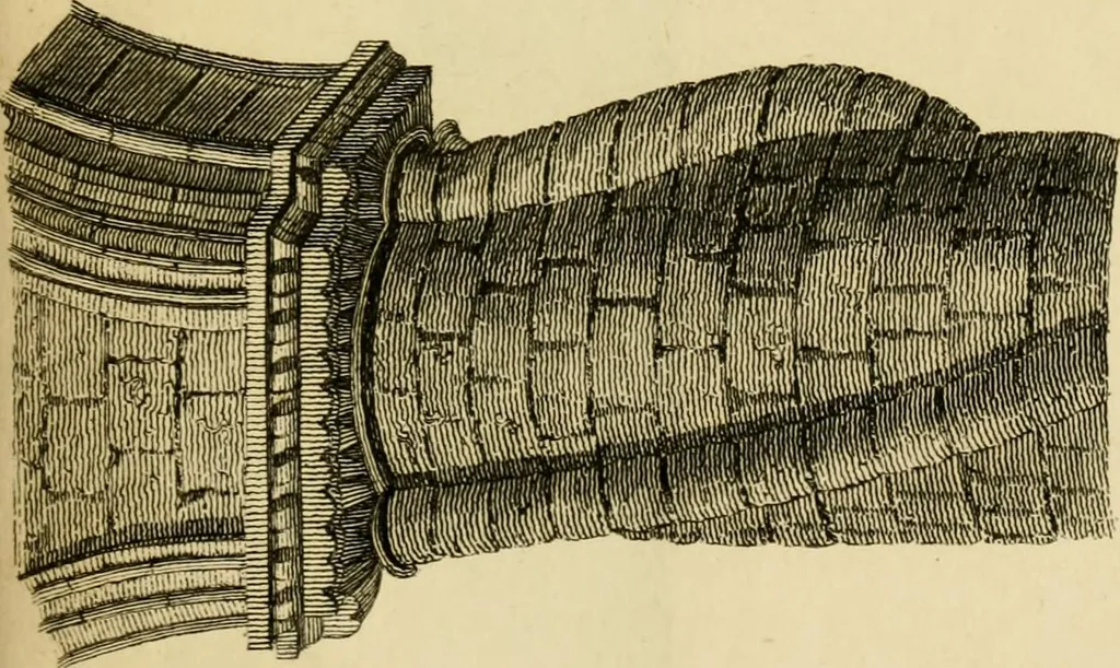 An illustration from Essays on Gothic architecture :, 1800, leaf 218
