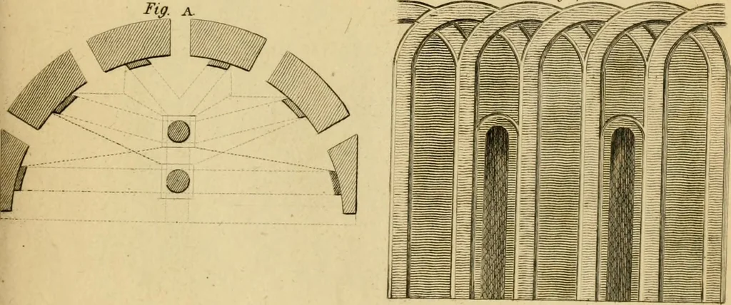 An illustration from Essays on Gothic architecture :, 1800, leaf 222
