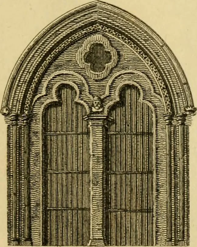 An illustration from Essays on Gothic architecture :, 1800, leaf 224