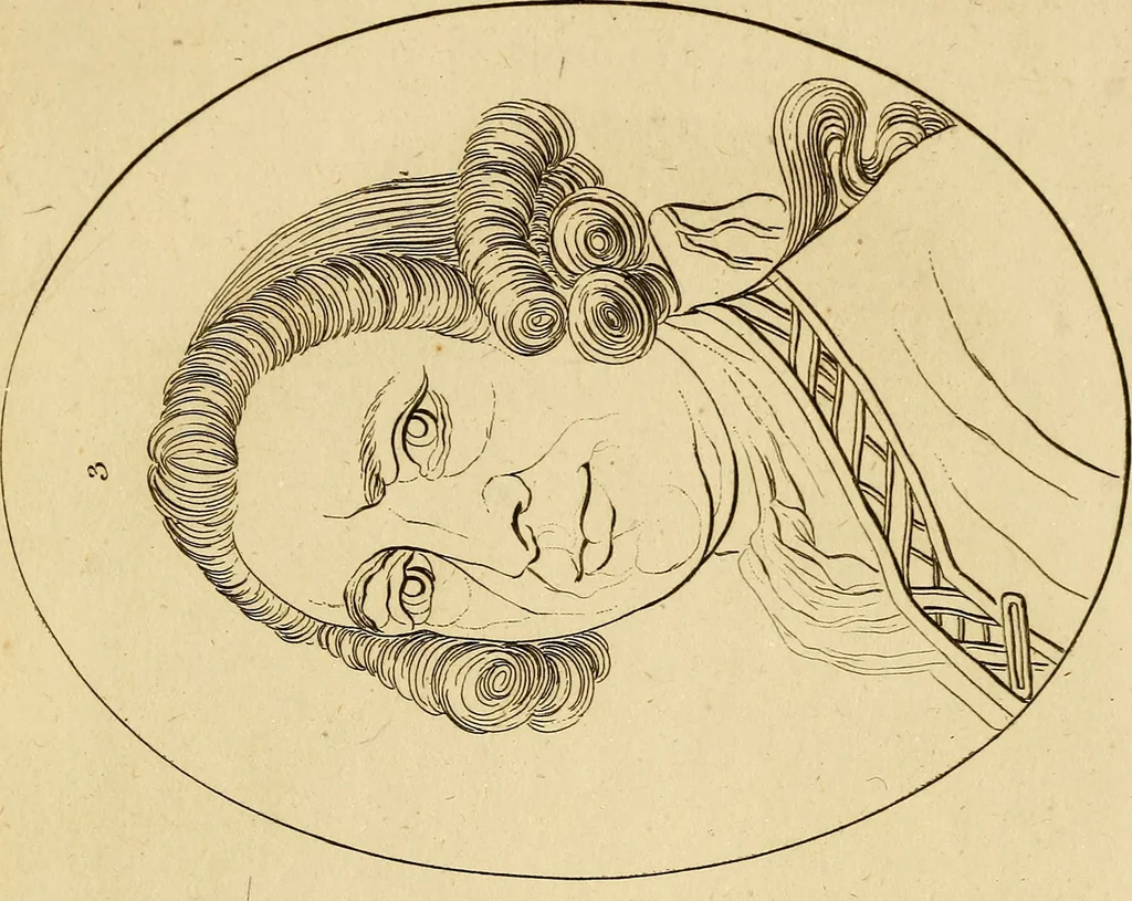 An illustration from Essays on physiognomy; calculated to extend the knowledge and the love of mankind, 1797, leaf 139