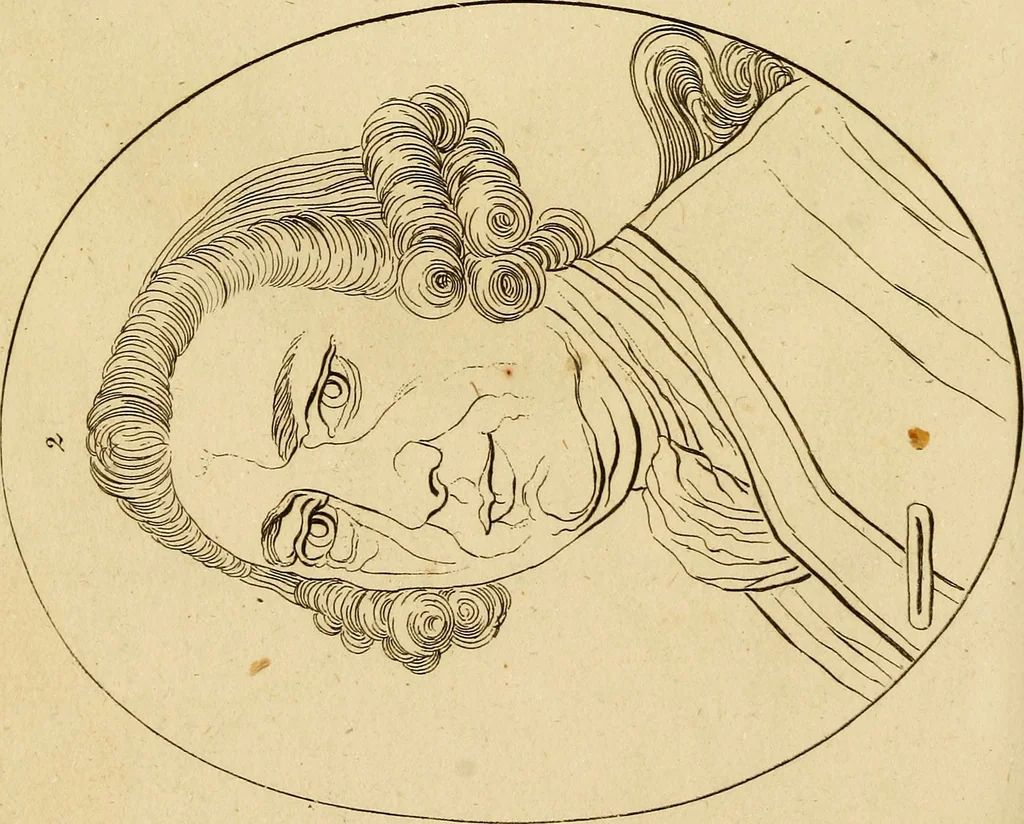 An illustration from Essays on physiognomy; calculated to extend the knowledge and the love of mankind, 1797, leaf 139
