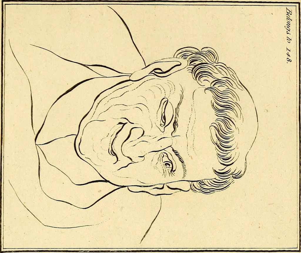 An illustration from Essays on physiognomy; calculated to extend the knowledge and the love of mankind, 1797, leaf 202
