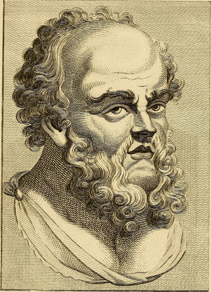 An illustration from Essays on physiognomy; calculated to extend the knowledge and the love of mankind, 1797, leaf 205