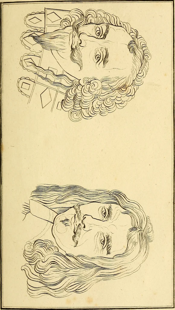 An illustration from Essays on physiognomy; calculated to extend the knowledge and the love of mankind, 1797, leaf 286