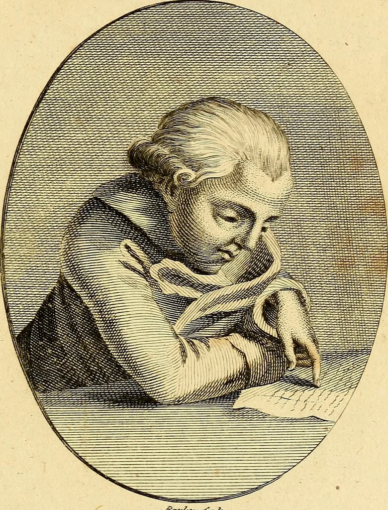 An illustration from Essays on physiognomy; calculated to extend the knowledge and the love of mankind, 1797, leaf 92