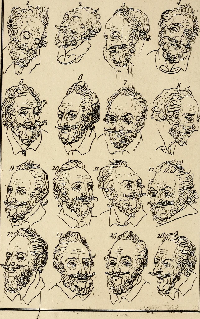 An illustration from Essays on physiognomy; calculated to extend the knowledge and the love of mankind, 1797, leaf 191
