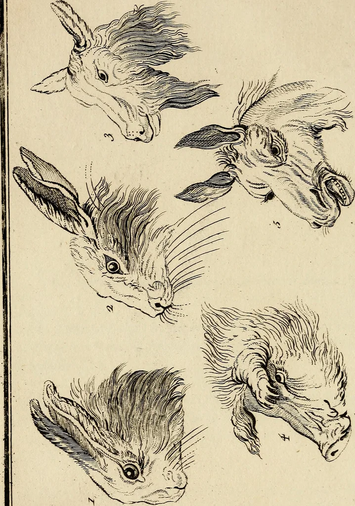 An illustration from Essays on physiognomy; calculated to extend the knowledge and the love of mankind, 1797, leaf 233