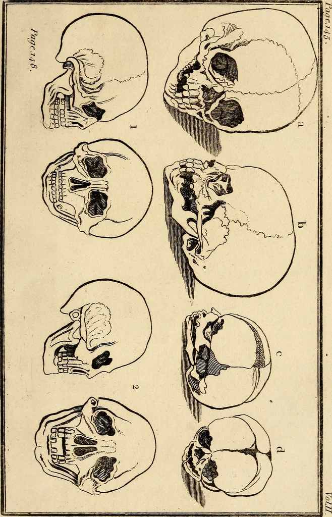 An illustration from Essays on physiognomy; calculated to extend the knowledge and the love of mankind, 1797, leaf 294